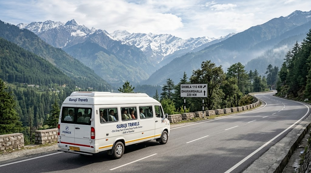 Delhi to Dharamshala Tempo Traveller – Your Group Travel Guide for 2026